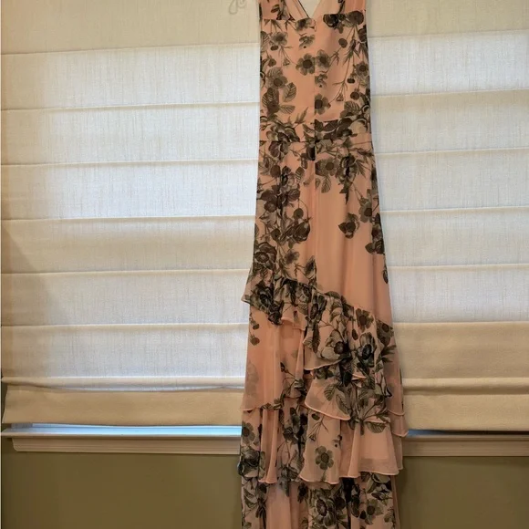 Eliza J Pink and Black Floral Maxi Dress - Picture 2 of 2